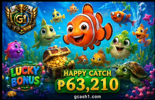 GCASH fishing target movement with manual aim, lock and automatic controls